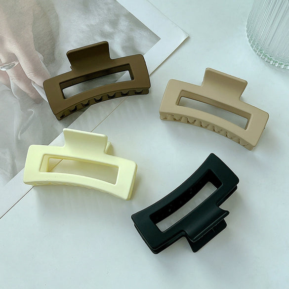 Wholesale Simple Handmade Plastic Resin Shark Clip Hair Accessory For Women