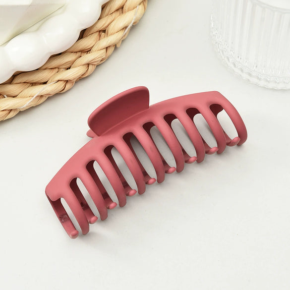Wholesale Simple Handmade Plastic Resin Shark Clip Hair Accessory For Women