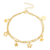 Wholesale Simple Heart Pattern Stainless Steel Women's Anklet