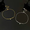 Wholesale Simple Heart Pattern Stainless Steel Women's Anklet