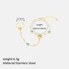 Wholesale Simple Heart Shape Stainless Steel Gold Plated Bracelet For Women
