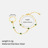 Wholesale Simple Heart Shape Stainless Steel Gold Plated Bracelet For Women