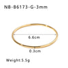 Wholesale Simple Ins Style Hollow Ring Bracelet Stainless Steel 18K Gold Plated Non Fading Jewelry