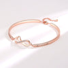 Wholesale Simple Intertwined Copper Bracelets With Microencrusted Texture And Electroplating Treatment