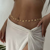 Wholesale Simple Iron Waist Chain With Starfish Shell Flower Design For Women