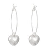 Wholesale Simple Irregular Spiny Circle Alloy Earrings With Electroplating Geometric Design For Women