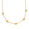Wholesale Simple Joker Heart Shaped Jewelry Stainless Steel 18K Gold Plated For Women
