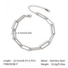 Wholesale Simple Ladies Stainless Steel Cross Chain Bracelet With Pvd Furnace Vacuum Real Gold Plating And Niche Geometric Design