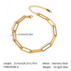 Wholesale Simple Ladies Stainless Steel Cross Chain Bracelet With Pvd Furnace Vacuum Real Gold Plating And Niche Geometric Design