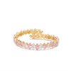 Wholesale Simple Light Luxury Copper Zircon Set Bracelet Jewelry For Female