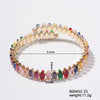 Wholesale Simple Light Luxury Copper Zircon Set Bracelet Jewelry For Female