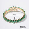 Wholesale Simple Light Luxury Copper Zircon Set Bracelet Jewelry For Female