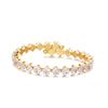 Wholesale Simple Light Luxury Copper Zircon Set Bracelet Jewelry For Female