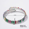 Wholesale Simple Light Luxury Copper Zircon Set Bracelet Jewelry For Female