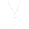 Wholesale Simple Light Luxury Geometric Stainless Steel 18K Gold Plated Love Pendant Necklace For Women