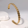 Wholesale Simple Minimalist Electroplated Stainless Steel Bracelet For Women