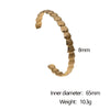 Wholesale Simple Minimalist Electroplated Stainless Steel Bracelet For Women
