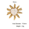 Wholesale Simple Minimalist Electroplated Stainless Steel Heart Shape Open Ring Women's Jewelry