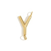 Wholesale Simple Niche Personality Jewelry Accessories Stainless Steel 18K Gold Plated Letter Pendant