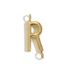 Wholesale Simple Niche Personality Jewelry Accessories Stainless Steel 18K Gold Plated Letter Pendant