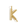 Wholesale Simple Niche Personality Jewelry Accessories Stainless Steel 18K Gold Plated Letter Pendant
