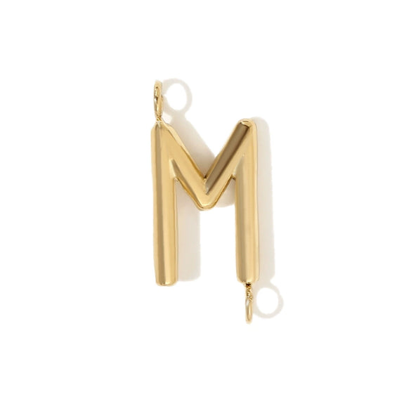 Wholesale Simple Niche Personality Jewelry Accessories Stainless Steel 18K Gold Plated Letter Pendant
