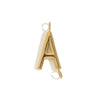 Wholesale Simple Niche Personality Jewelry Accessories Stainless Steel 18K Gold Plated Letter Pendant