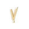 Wholesale Simple Niche Personality Jewelry Accessories Stainless Steel 18K Gold Plated Letter Pendant