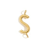 Wholesale Simple Niche Personality Jewelry Accessories Stainless Steel 18K Gold Plated Letter Pendant