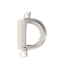 Wholesale Simple Niche Personality Jewelry Accessories Stainless Steel 18K Gold Plated Letter Pendant