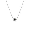 Wholesale Simple Niche Women's S925 Sterling Silver Round Beads Box Chain Necklace With Geometric Styling And Electroplating