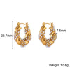 Wholesale Simple Pearl Accessories Set For Women Titanium Steel Bracelet Necklace With Geometric Pattern Electroplating Design