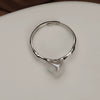 Wholesale Simple Personality Women's Natural Freshwater Pearl Ring In S925 Sterling Silver With Alien Shape