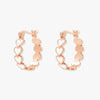 Wholesale Simple Pink Heart Epoxy Copper Ring For Women