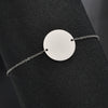 Wholesale Simple Polished Glossy Round Geometric Stainless Steel Electroplated Unisex Bracelet