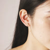 Wholesale Simple Retro Small Pearl 925 Silver Earrings For Girls With Electroplating Treatment