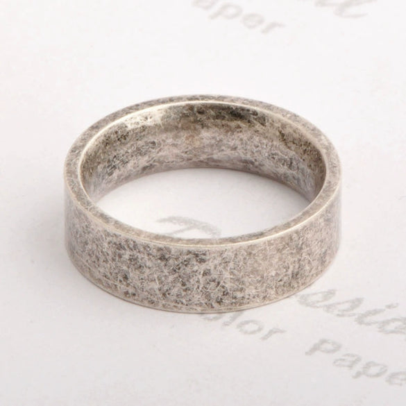 Wholesale Simple Retro Titanium Steel Rhombus Ring For Men And Women