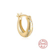 Wholesale Simple S925 Sterling Silver Fivepointed Star And Eightpointed Star Earrings With Electroplating