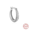 Wholesale Simple S925 Sterling Silver Fivepointed Star And Eightpointed Star Earrings With Electroplating