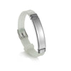 Wholesale Simple Stainless Steel Geometric Luminous Sporty Polish Bracelet