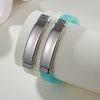Wholesale Simple Stainless Steel Geometric Luminous Sporty Polish Bracelet