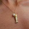 Wholesale Simple Stainless Steel Necklace With Animal And Zodiac Pattern Electroplated