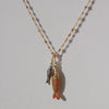 Wholesale Simple Stainless Steel Necklace With Animal And Zodiac Pattern Electroplated
