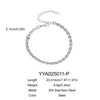 Wholesale Simple Stainless Steel Side Chain Necklace Bracelet Anklet Suit With Electric Polishing And Geometric Design