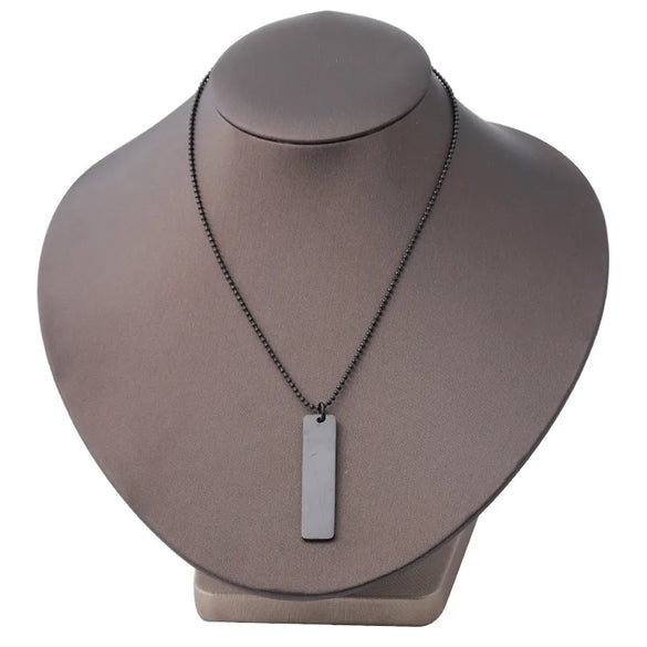 Wholesale Jewelry Simple Style Classic Style Constellation Customization Laser Engraving Titanium Steel 18K Gold Plated Pendant Necklace