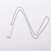 Wholesale Jewelry Simple Style Classic Style Constellation Customization Laser Engraving Titanium Steel 18K Gold Plated Pendant Necklace