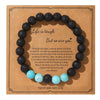 Wholesale Simple Style Natural Stone Beaded Women's Bracelet Jewelry
