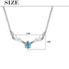 Wholesale Simple Style Solid Color Copper Inlay Rhinestones Pendant Necklace