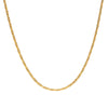 Wholesale Simple Style Solid Color Stainless Steel Handmade Plating 18k Gold Plated Necklace