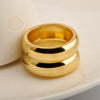 Wholesale Simple Style Solid Color Titanium Steel Rings